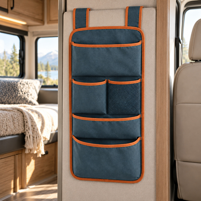 Bedside Wall Pocket Organizer — lifestyle